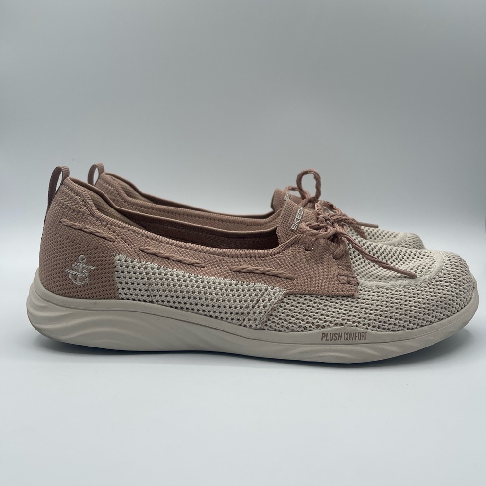 Skechers Women's Sneakers - Tan and Cream Size 10 / 
137024